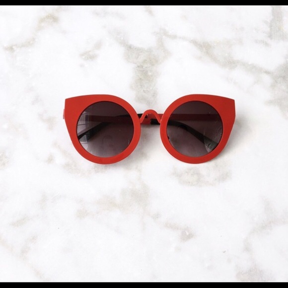 Accessories - Red Cat Eye Sunglasses